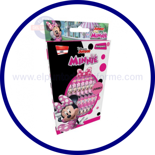COLORES JUMBO MINNIE MOUSE PRIMAVERA X 12