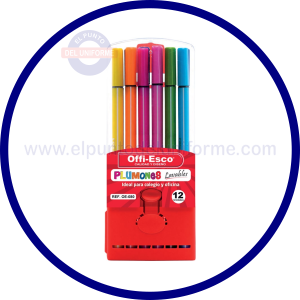 PLUMONES OFFI-ESCO X 12