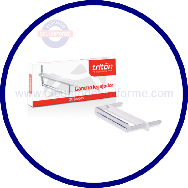 GANCHO LEGAJADOR PLASTICO X 20 UNDS