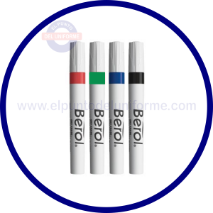 MARCADOR BORRABLE BEROL  X 4