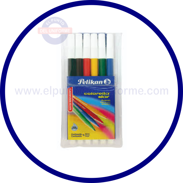 PLUMONES PELIKAN X 6