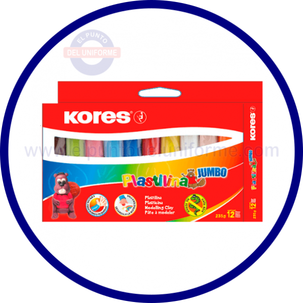 PLASTILINA KORES JUMBO