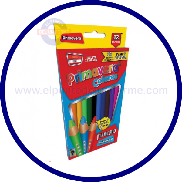 COLORES JUMBO PRIMAVERA X 12