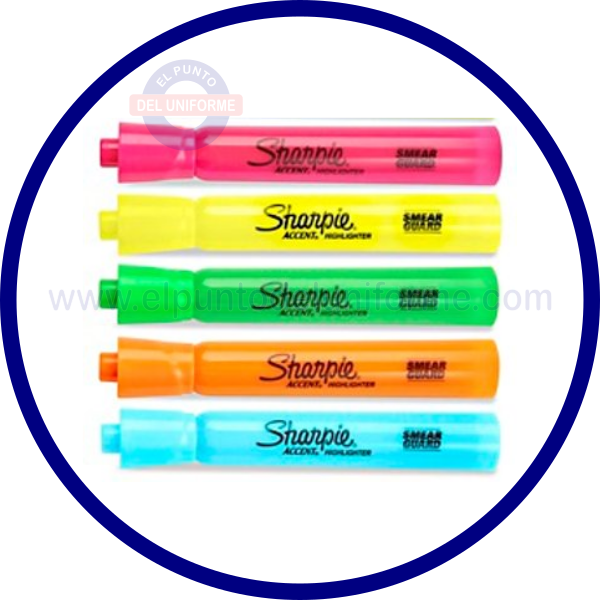 RESALTADOR SHARPIE X 5